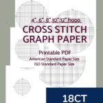 18ct cross stitch graph paper